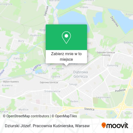 Mapa Dziurski Józef. Pracownia Kuśnierska