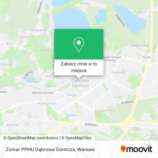 Mapa Zomar PPHU Dąbrowa Górnicza