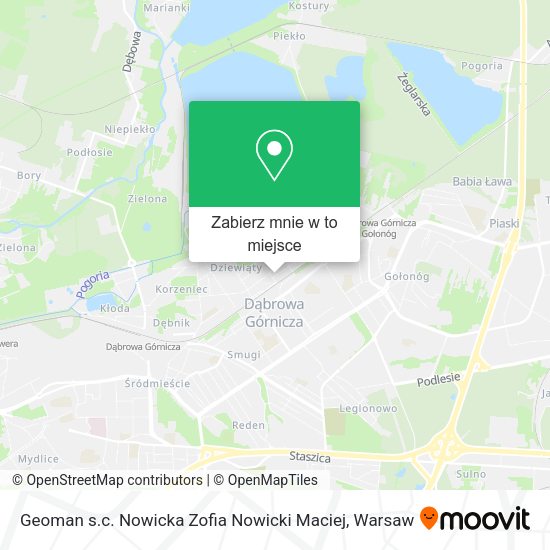 Mapa Geoman s.c. Nowicka Zofia Nowicki Maciej