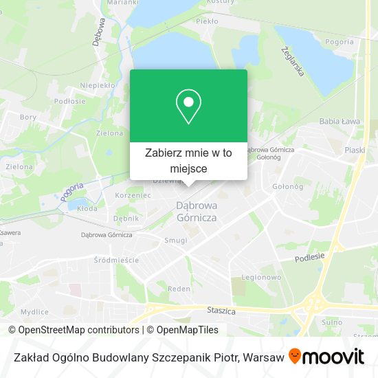 Mapa Zakład Ogólno Budowlany Szczepanik Piotr