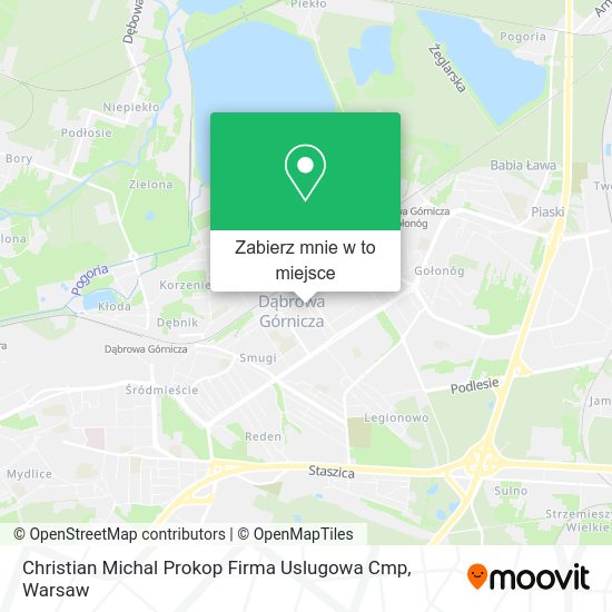 Mapa Christian Michal Prokop Firma Uslugowa Cmp