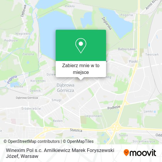 Mapa Winexim Pol s.c. Amilkiewicz Marek Foryszewski Józef