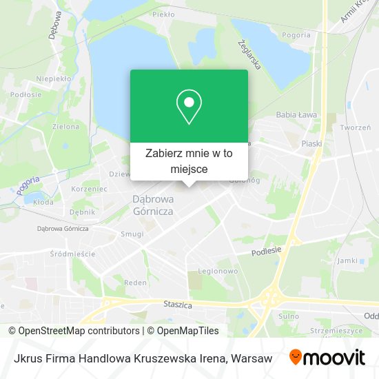 Mapa Jkrus Firma Handlowa Kruszewska Irena