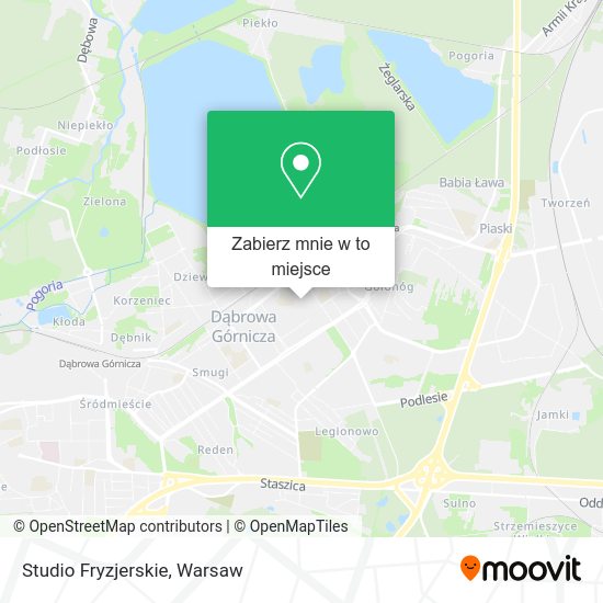 Mapa Studio Fryzjerskie