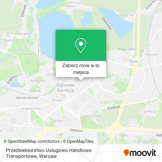 Mapa Przedsiebiorstwo Uslugowo Handlowo Transportowe