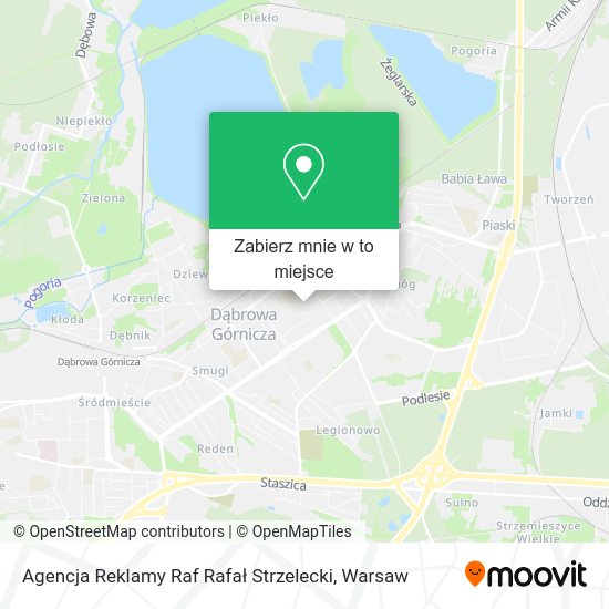 Mapa Agencja Reklamy Raf Rafał Strzelecki