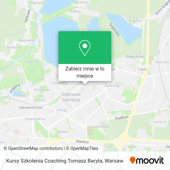 Mapa Kursy Szkolenia Coaching Tomasz Baryła