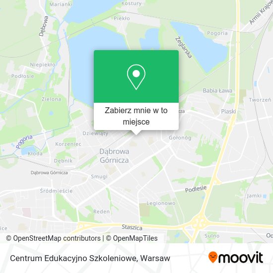 Mapa Centrum Edukacyjno Szkoleniowe