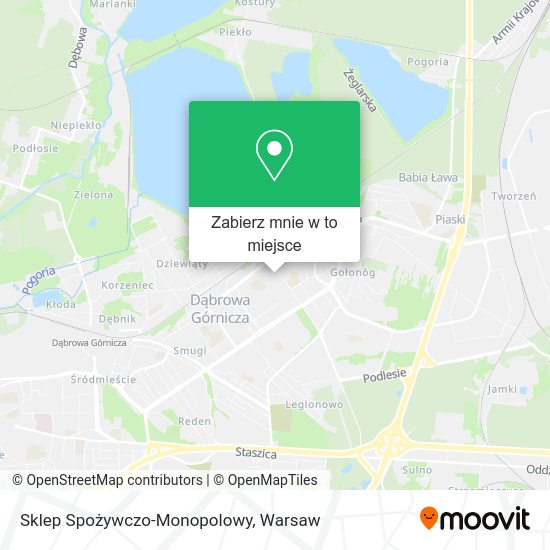 Mapa Sklep Spożywczo-Monopolowy