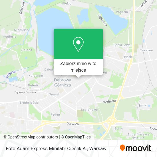 Mapa Foto Adam Express Minilab. Cieślik A.