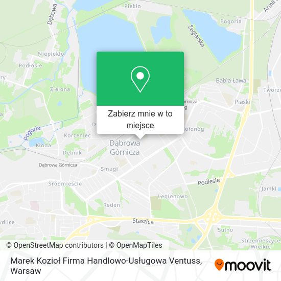 Mapa Marek Kozioł Firma Handlowo-Usługowa Ventuss