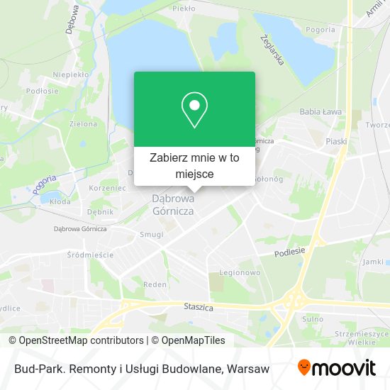 Mapa Bud-Park. Remonty i Usługi Budowlane