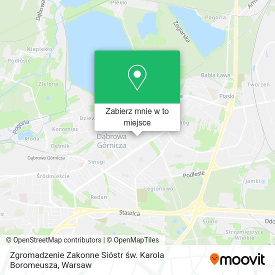 Mapa Zgromadzenie Zakonne Sióstr św. Karola Boromeusza