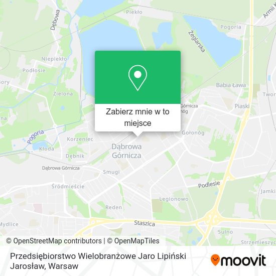 Mapa Przedsiębiorstwo Wielobranżowe Jaro Lipiński Jarosław