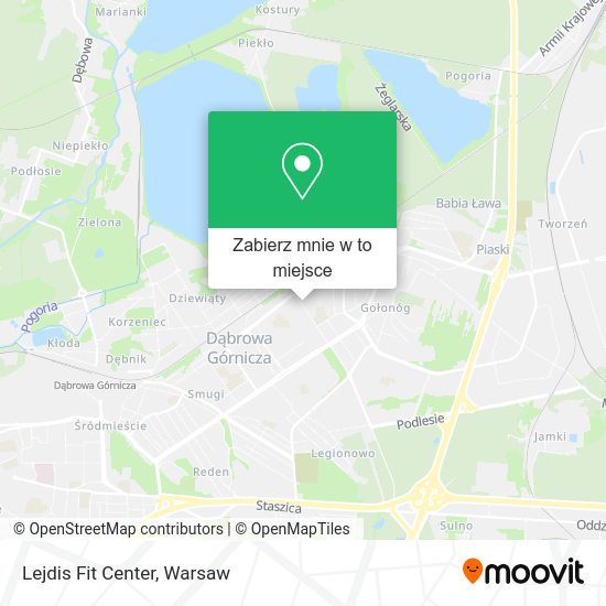 Mapa Lejdis Fit Center