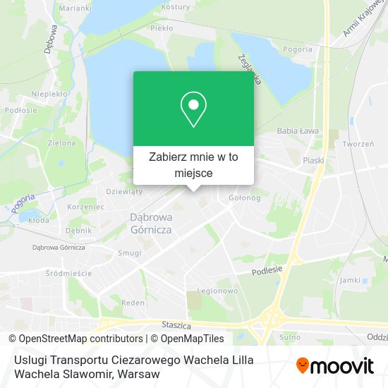 Mapa Uslugi Transportu Ciezarowego Wachela Lilla Wachela Slawomir