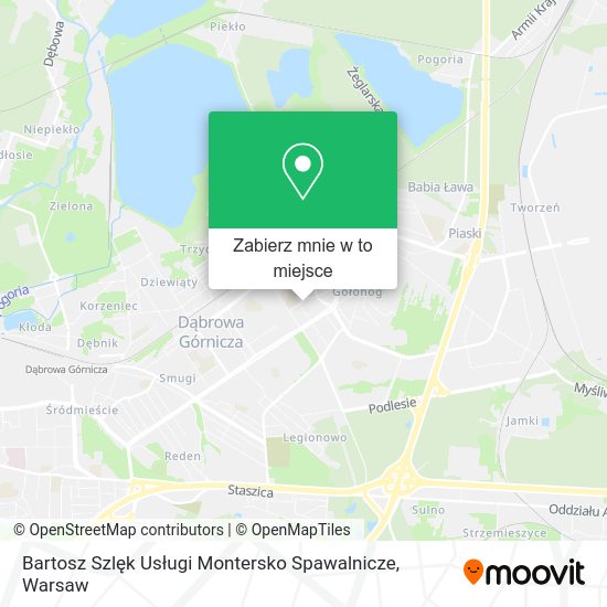 Mapa Bartosz Szlęk Usługi Montersko Spawalnicze