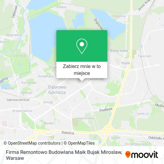 Mapa Firma Remontowo Budowlana Maik Bujak Miroslaw