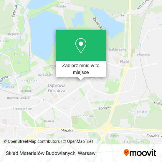 Mapa Skład Materiałów Budowlanych