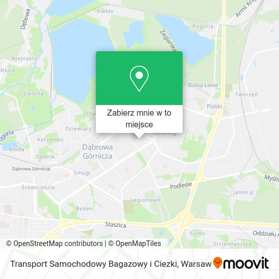 Mapa Transport Samochodowy Bagazowy i Ciezki