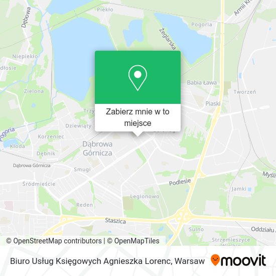 Mapa Biuro Usług Księgowych Agnieszka Lorenc