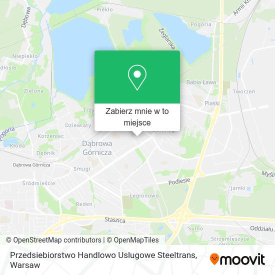 Mapa Przedsiebiorstwo Handlowo Uslugowe Steeltrans