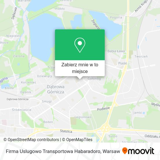 Mapa Firma Uslugowo Transportowa Habaradoro