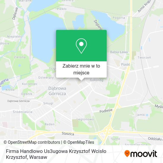 Mapa Firma Handlowo Us3ugowa Krzysztof Wcisło Krzysztof