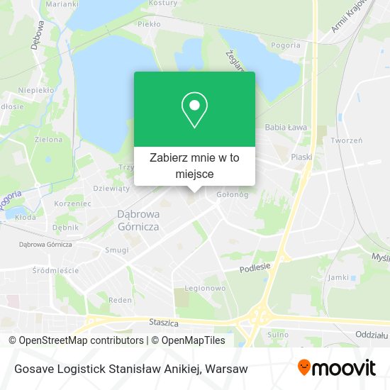 Mapa Gosave Logistick Stanisław Anikiej