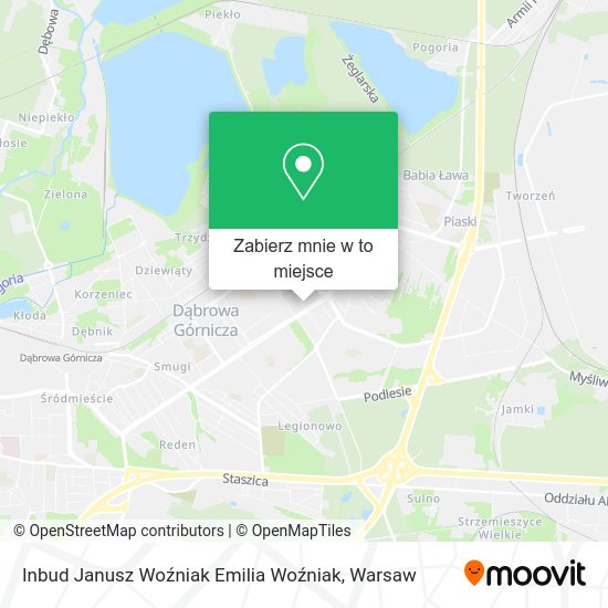 Mapa Inbud Janusz Woźniak Emilia Woźniak