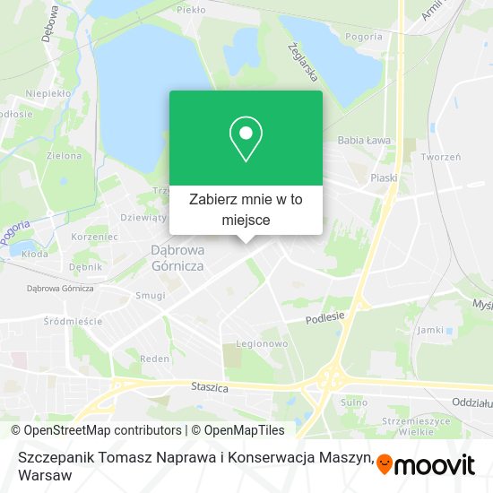 Mapa Szczepanik Tomasz Naprawa i Konserwacja Maszyn