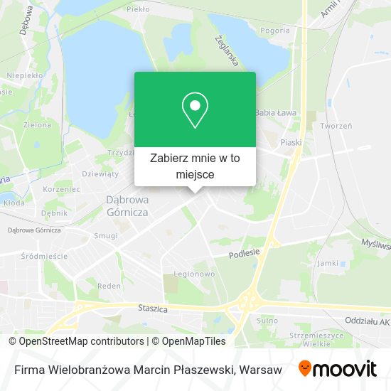 Mapa Firma Wielobranżowa Marcin Płaszewski