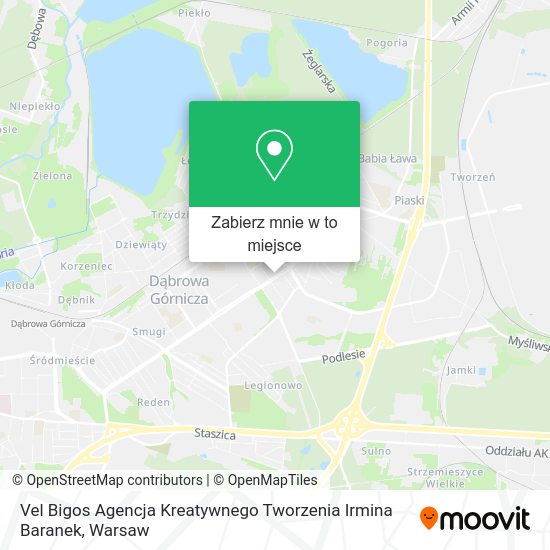 Mapa Vel Bigos Agencja Kreatywnego Tworzenia Irmina Baranek