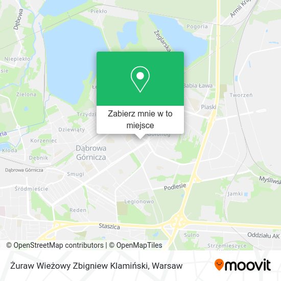 Mapa Żuraw Wieżowy Zbigniew Klamiński