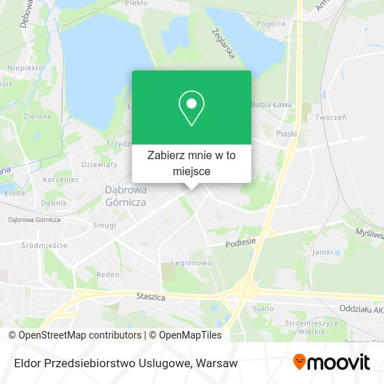 Mapa Eldor Przedsiebiorstwo Uslugowe