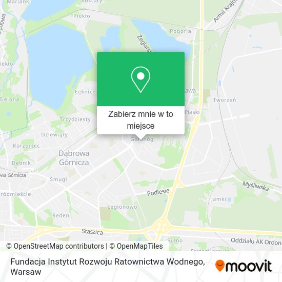 Mapa Fundacja Instytut Rozwoju Ratownictwa Wodnego