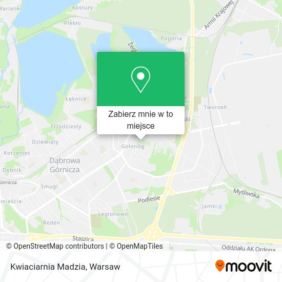 Mapa Kwiaciarnia Madzia