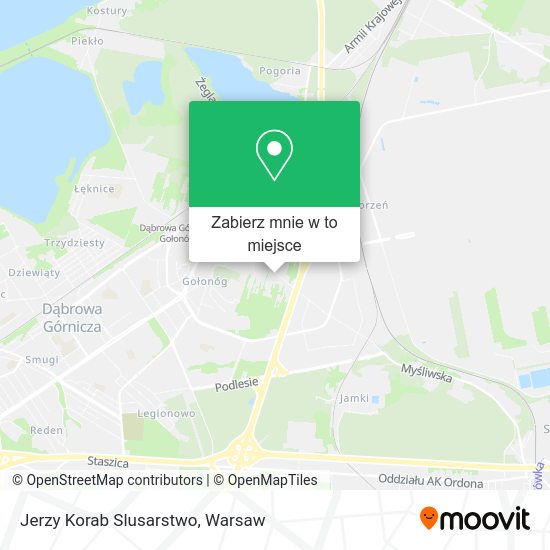 Mapa Jerzy Korab Slusarstwo