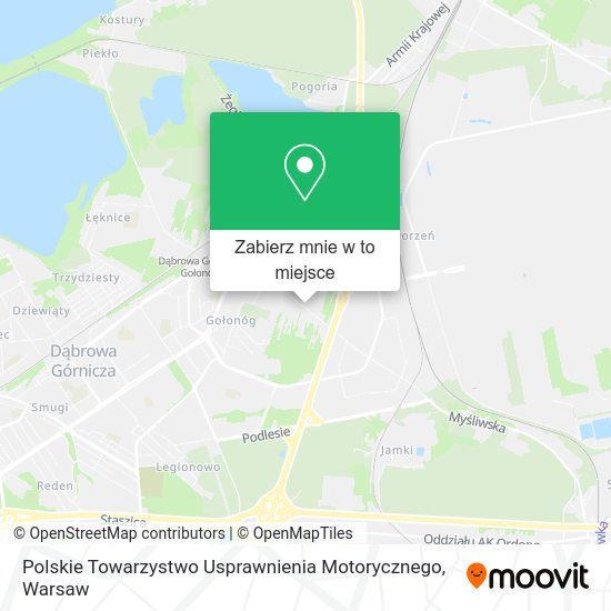 Mapa Polskie Towarzystwo Usprawnienia Motorycznego