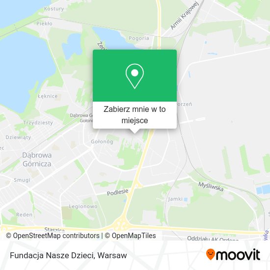 Mapa Fundacja Nasze Dzieci