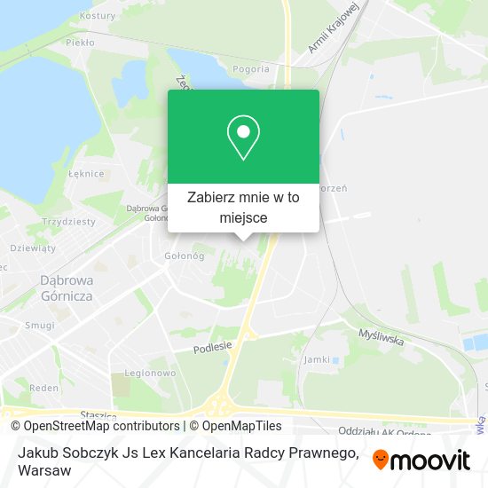 Mapa Jakub Sobczyk Js Lex Kancelaria Radcy Prawnego