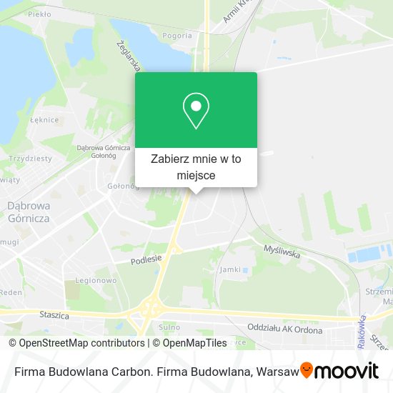 Mapa Firma Budowlana Carbon. Firma Budowlana