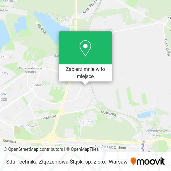 Mapa Sdu Technika Złączeniowa Śląsk. sp. z o.o.