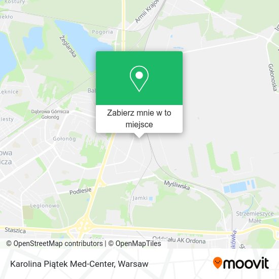 Mapa Karolina Piątek Med-Center