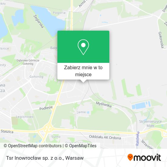 Mapa Tsr Inowrocław sp. z o.o.