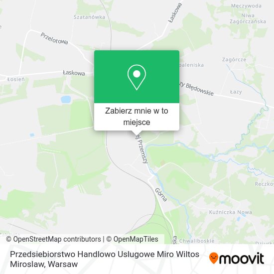 Mapa Przedsiebiorstwo Handlowo Uslugowe Miro Wiltos Miroslaw