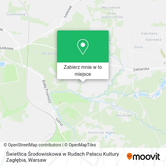 Mapa Świetlica Środowiskowa w Rudach Pałacu Kultury Zagłębia