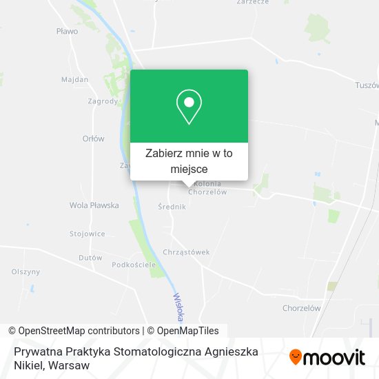 Mapa Prywatna Praktyka Stomatologiczna Agnieszka Nikiel