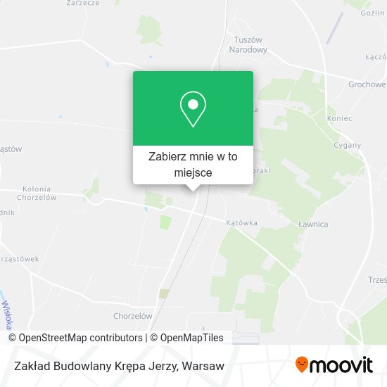 Mapa Zakład Budowlany Krępa Jerzy