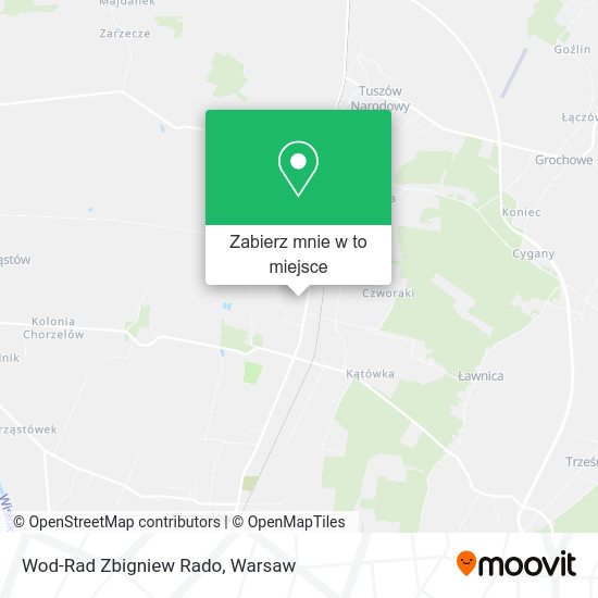 Mapa Wod-Rad Zbigniew Rado